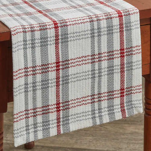 Farm Yard Plaid Table Runner 13'' x 54''