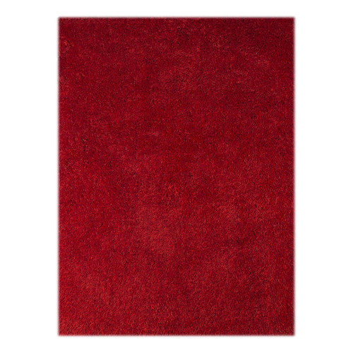 Amer Rugs Illustrations Suma Red Polyester Shag 5'x7'6" Area Rug ILT10576