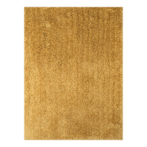 Amer Rugs Illustrations Suma Gold Polyester Shag 7'6"x9'6" Area Rug ILT37696