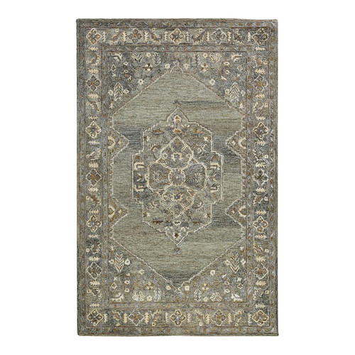 Amer Rugs Vestige Kersey 8' x 10' Area Rug With Brown Finish VES110810