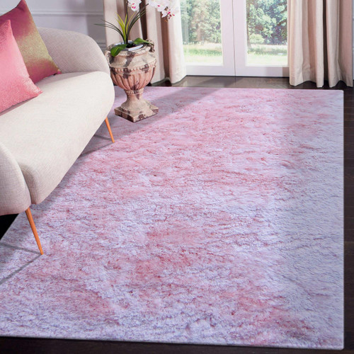 Amer Rugs Odyssey Morris 7?6? x 9?6? Area Rug With Pink Finish ODY27696