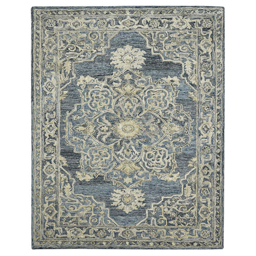 Amer Rugs Vestige Nucia 8' x 10' Area Rug With Blue And Taupe Finish VES60810