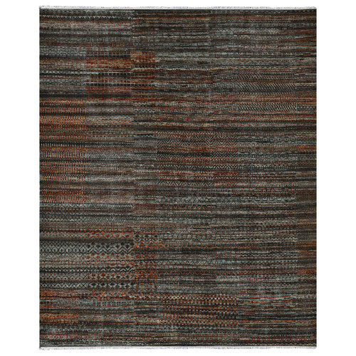 Amer Rugs Legacy Eustace Dark Red Hand-Knotted Wool 2'x3' Area Rug LEG150203
