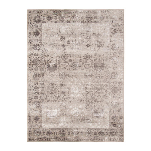 Amer Rugs Cambridge Thorpe Gray Polyester 3'11"x5'7" Area Rug CAM1531157