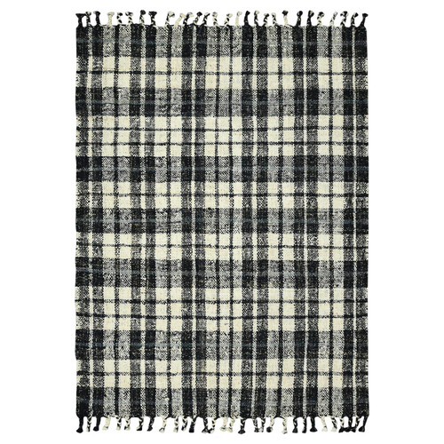 Amer Rugs Hampton Eastwood Charcoal Flatweave Jute 5'x7'6" Area Rug HMP20576