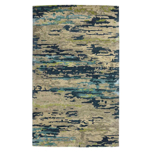 Amer Rugs Abstract Glencoe Sand Hand-Tufted Wool Blend 5'x8' Area Rug ABS20508