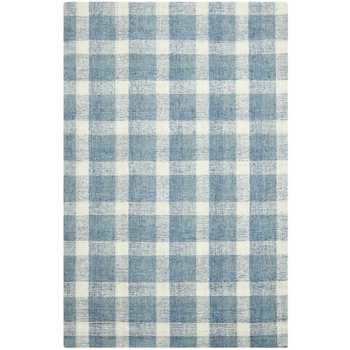 Amer Rugs Tartan Cartwell 5' x 7'6" Area Rug With Blue Finish TRA110576