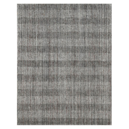 Amer Rugs Brooklyn Bays Gray Hand-Woven Wool Blend 8'x10' Area Rug BRK10810
