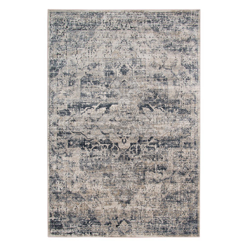 Amer Rugs Belmont Sutton Gray Chenille Blend 5'3"x7'7" Area Rug BLM65377