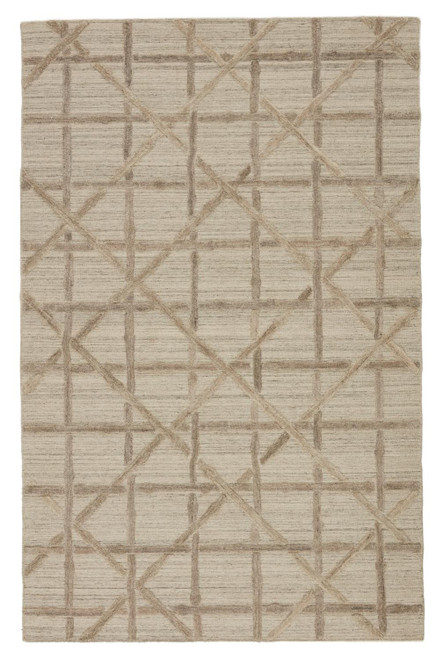 Jaipur Living Mandeville Trellis Beige And Gray 8'x10' Area Rug RUG147312