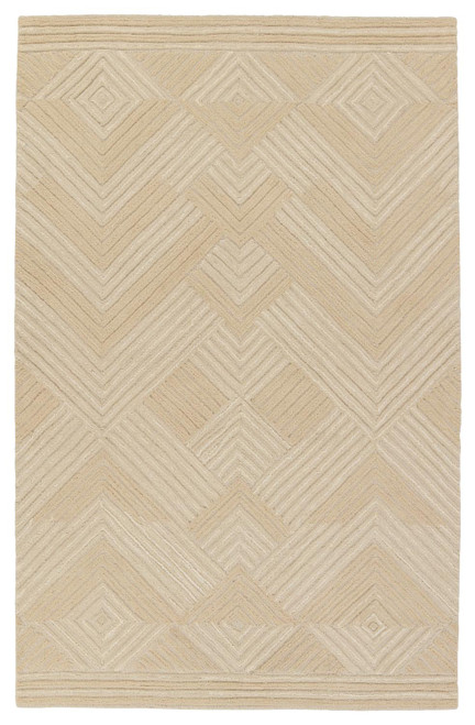 Jaipur Living Silva Handmade Chevron Beige 8' x 10' Area Rug RUG154279