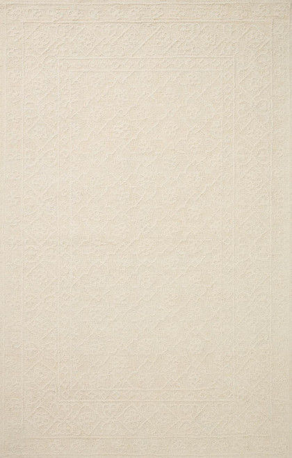 Loloi Cecelia 8'-6" x 12' Area Rugs With Ivory And Ivory CECECEC-01IVIV86C0