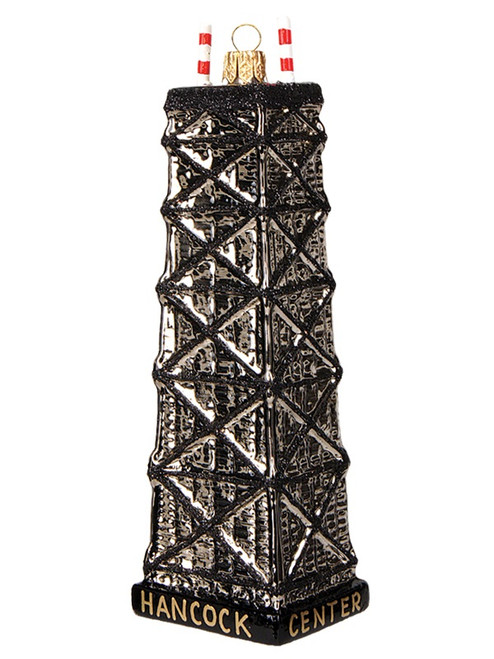 Chicago John Hancock Center Building Polish Glass Christmas Ornament Decoration