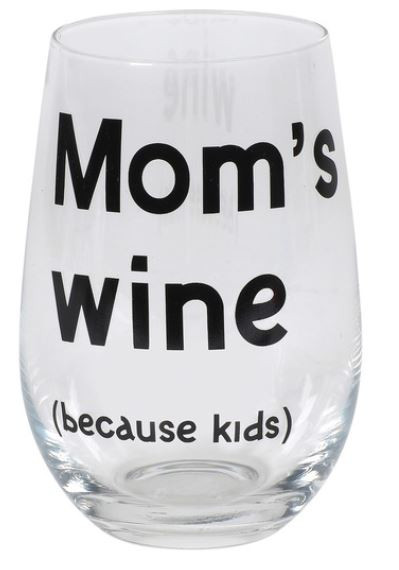 Our Name is Mud PARENTheses Mom's Wine Glass 6006261 New