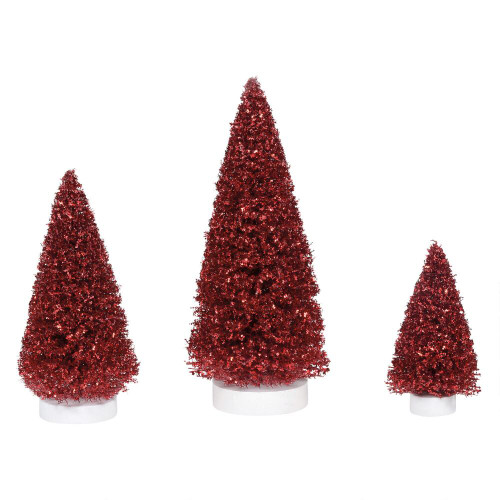 Department 56 Snow Village Ruby Christmas Pines Tree Accessory Figurine 6005546