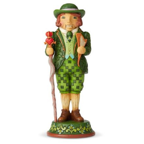 Jim Shore Heartwood Creek Irish Christmas Nutcracker 6004244 New