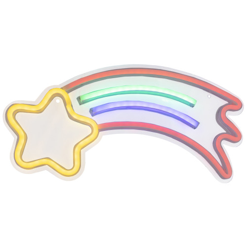 16" LED Neon Style Shooting Star Wall Sign