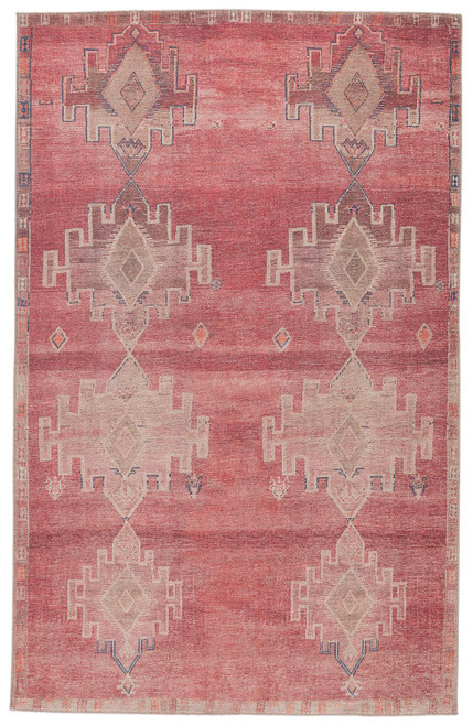 Jaipur Living Evadne Medallion Pink And Blue 6' x 9' Area Rug RUG151760