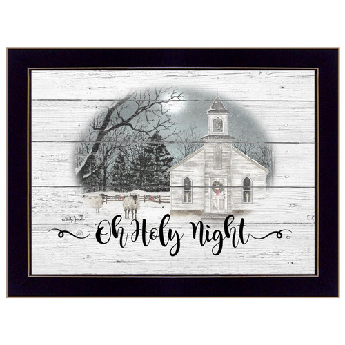TrendyDecor4U Oh Holy Night By By Billy Jacobs Framed Print BJ1252-712