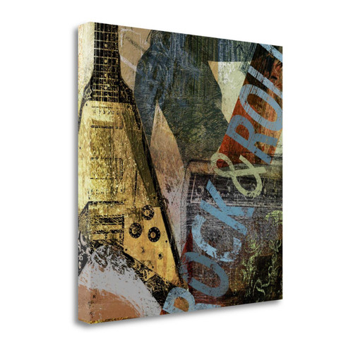Tangletown Fine Art Rock and Roll Print on Canvas, 29 x 29, Multi