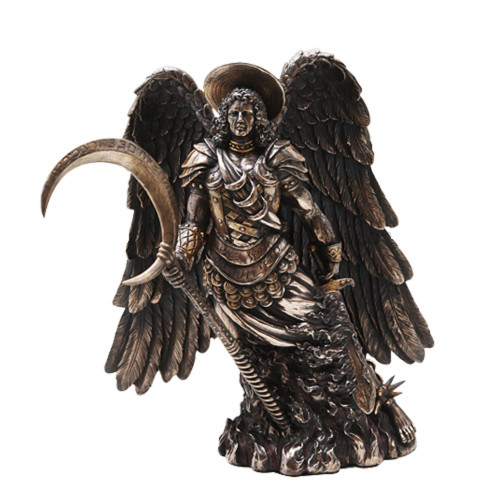 Pacific Trading Archangel Gabriel Bronze Color Statue Figurine 10 Inch