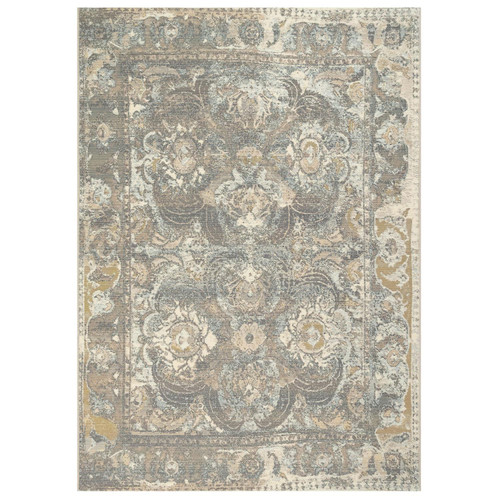 Transocean Marina Kashan 3'11" x 5'10" Rug With Grey Finish MNA46804447