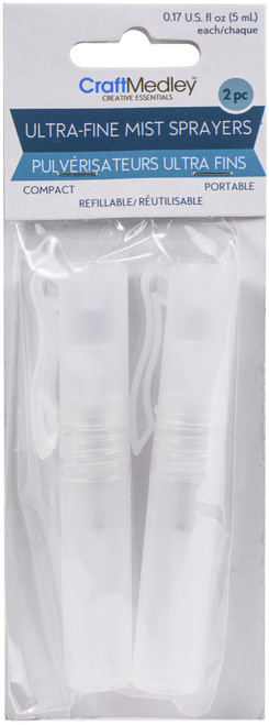 Empty Plastic Spray Bottles 5ml 2/Pkg-