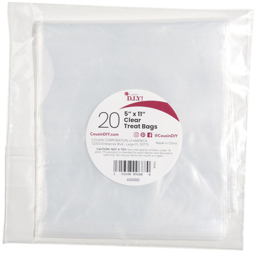 Treat Bags 20/Pkg-5"X11"