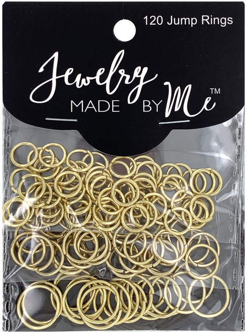 Jump Rings 120/Pkg-Gold