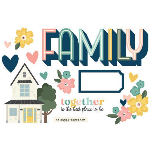 Simple Stories Simple Pages Page Pieces-Family