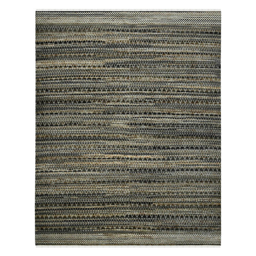 Amer Rugs Legacy Alden Gray Hand-Knotted Wool 8'x10' Area Rug LEG70810