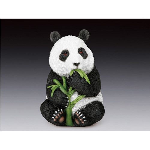 Giant Panda Eating Bamboo Figurine