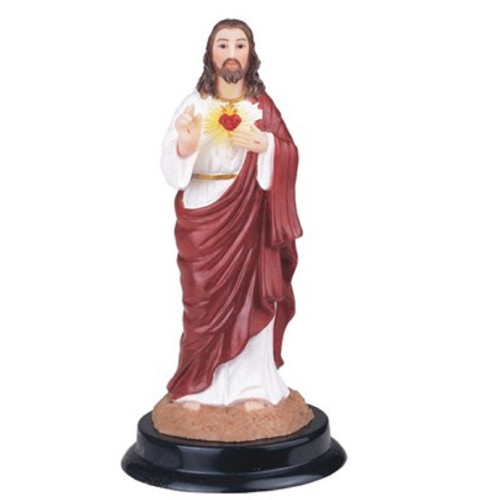 Sacred Heart of Jesus Figurine 5 Inch