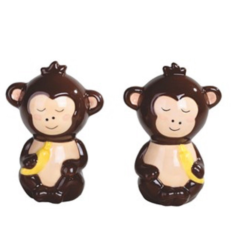 Monkey Salt and Pepper Shaker Set 3.5 inch