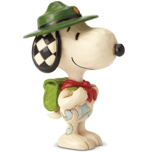 Jim Shore Peanuts Snoopy Boy Scout Mini Figurine 6001296