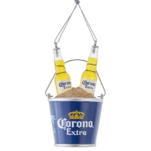 Corona Beer In Sand Bucket Christmas Ornament CE2202