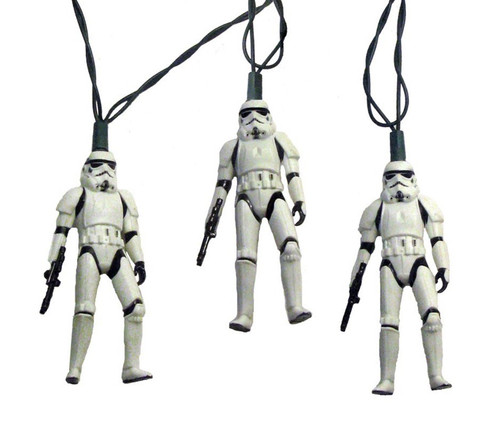 Star Wars Storm Trooper Christmas Tree Light Set with 10 Lights SW9153 New