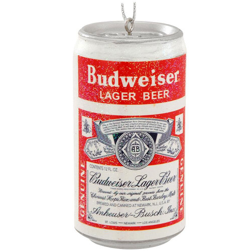 Vintage Budweiser Beer Can Christmas Ornament Bud Lager Decoration New