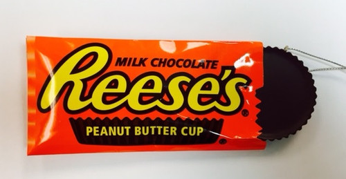 Hersheys Reeses Peanut Butter Cup Candy Christmas Ornament