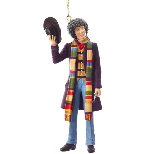 Doctor Who 4th Doctor Tom Baker Christmas Tree Ornament DW1181 New