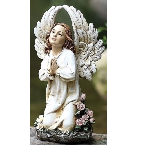 Joseph Studio Kneeling Angel Garden Statue 15.75 Inch
