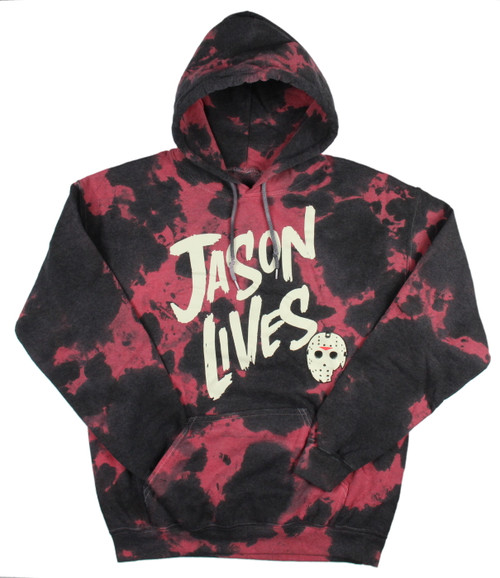 Friday the 13th Men's Jason Lives Tie Dye Hoodie