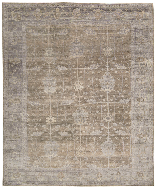 Nourison Aldora Pewter Rectangle Area Rug 7'9" x 9'9"
