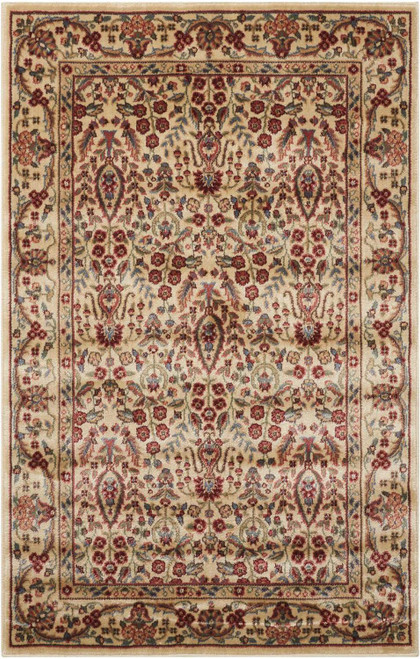 Nourison 7'9" x 10'10" Persian Arts Ivory Rectangle Area Rug