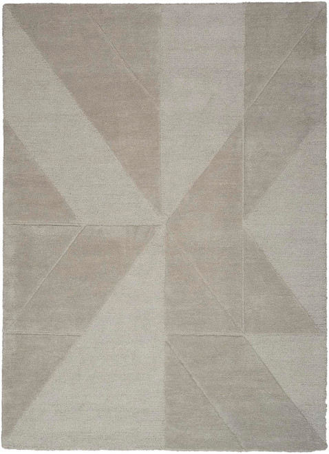 Nourison Modern Edge 7'9" x 9'9" Area Rug With Grey Finish 099446012418