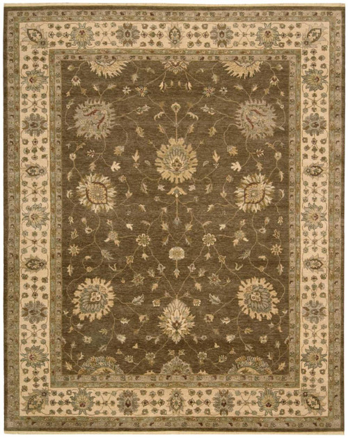 Nourison 7'9" x 9'9" Legend Chocolate Rectangle Area Rug