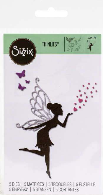 Sizzix Thinlits Dies By Lisa Jones 5/Pkg-Fairy Wishes