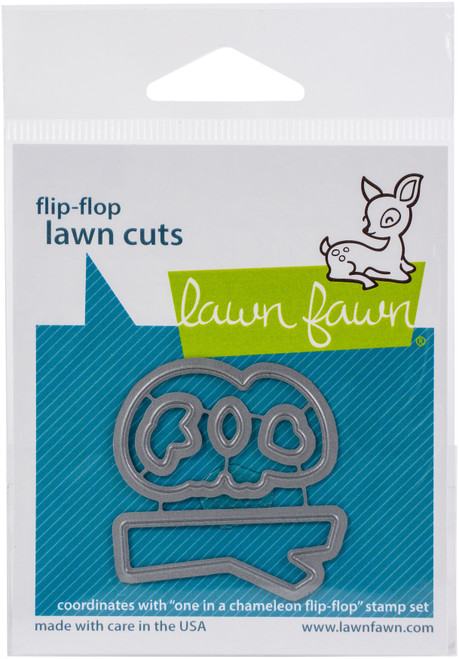 Lawn Cuts Custom Craft Die -One In A Chameleon Flip-Flop