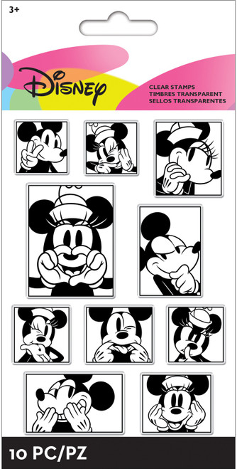 EK Disney Clear Stamps-Mickey & Minnie