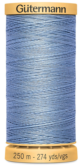 Gutermann Natural Cotton Thread 273yd-Airway Blue